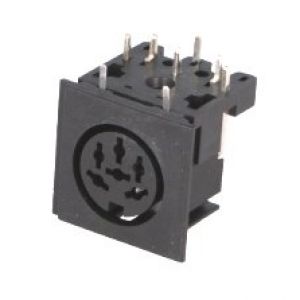 Replacement power socket for Spectrum 128 +2A/B and +3 - 6 pin DIN