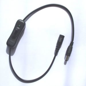 Power switch cable for ZX Spectrum with LED