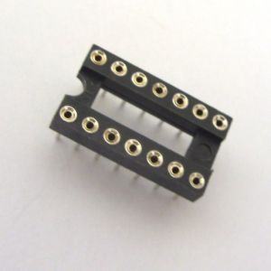 Turned Pin 14 pin IC socket
